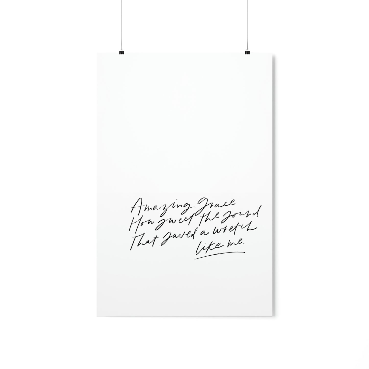 Amazing Grace Art Print