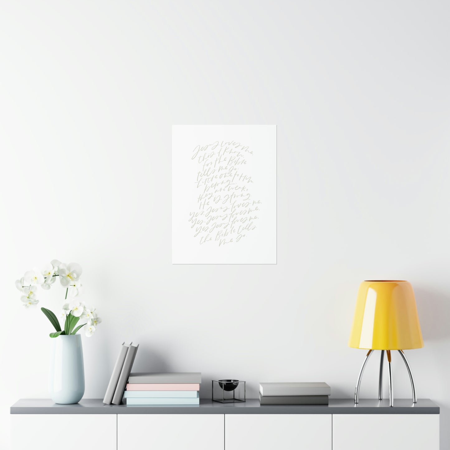 Jesus Loves Me Art Print