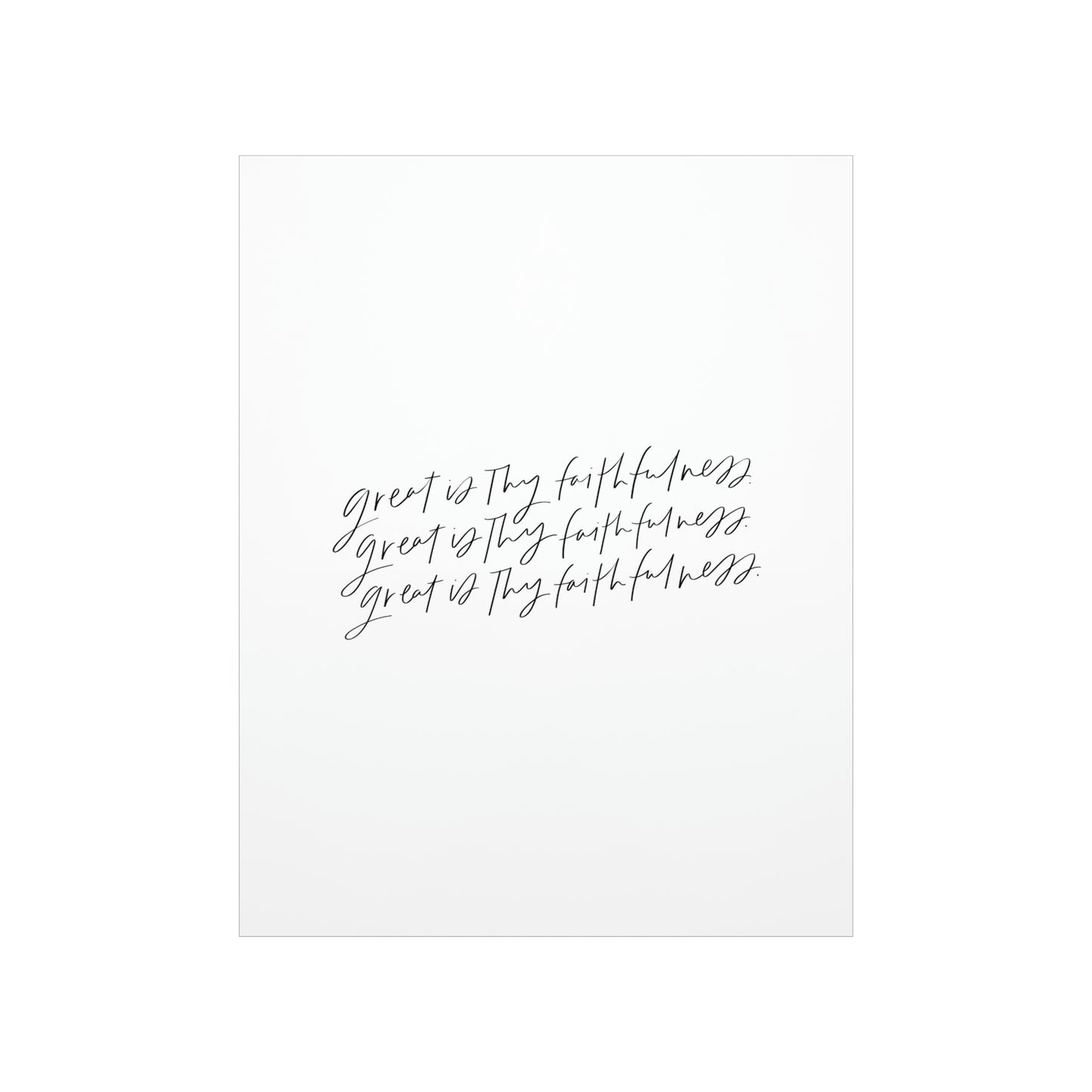 Great is Thy Faithfulness Art Print