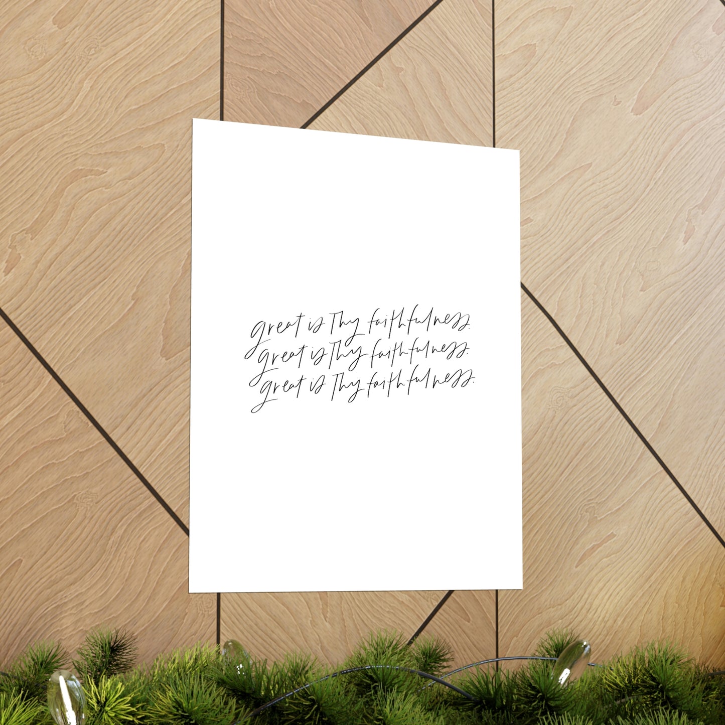 Great is Thy Faithfulness Art Print