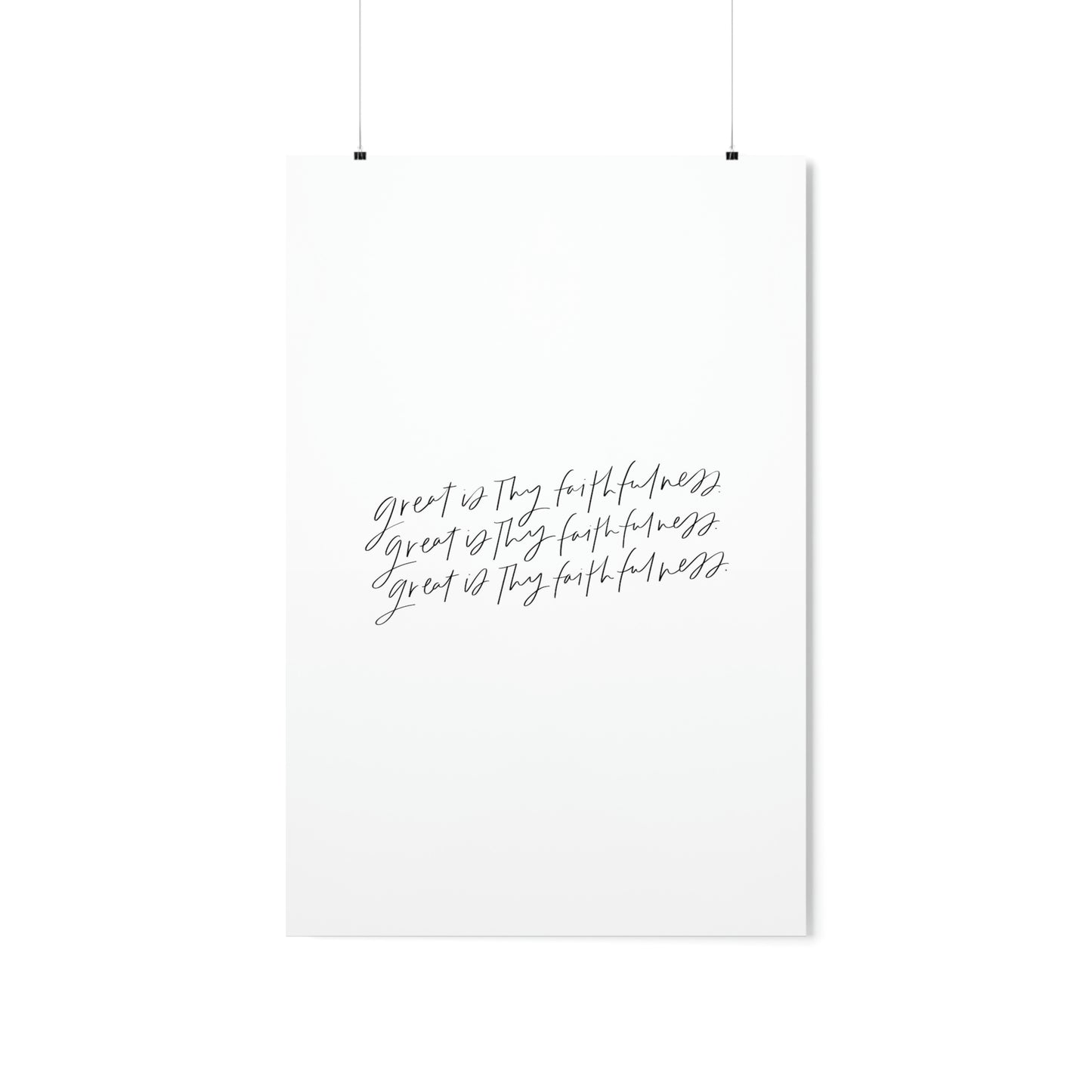 Great is Thy Faithfulness Art Print