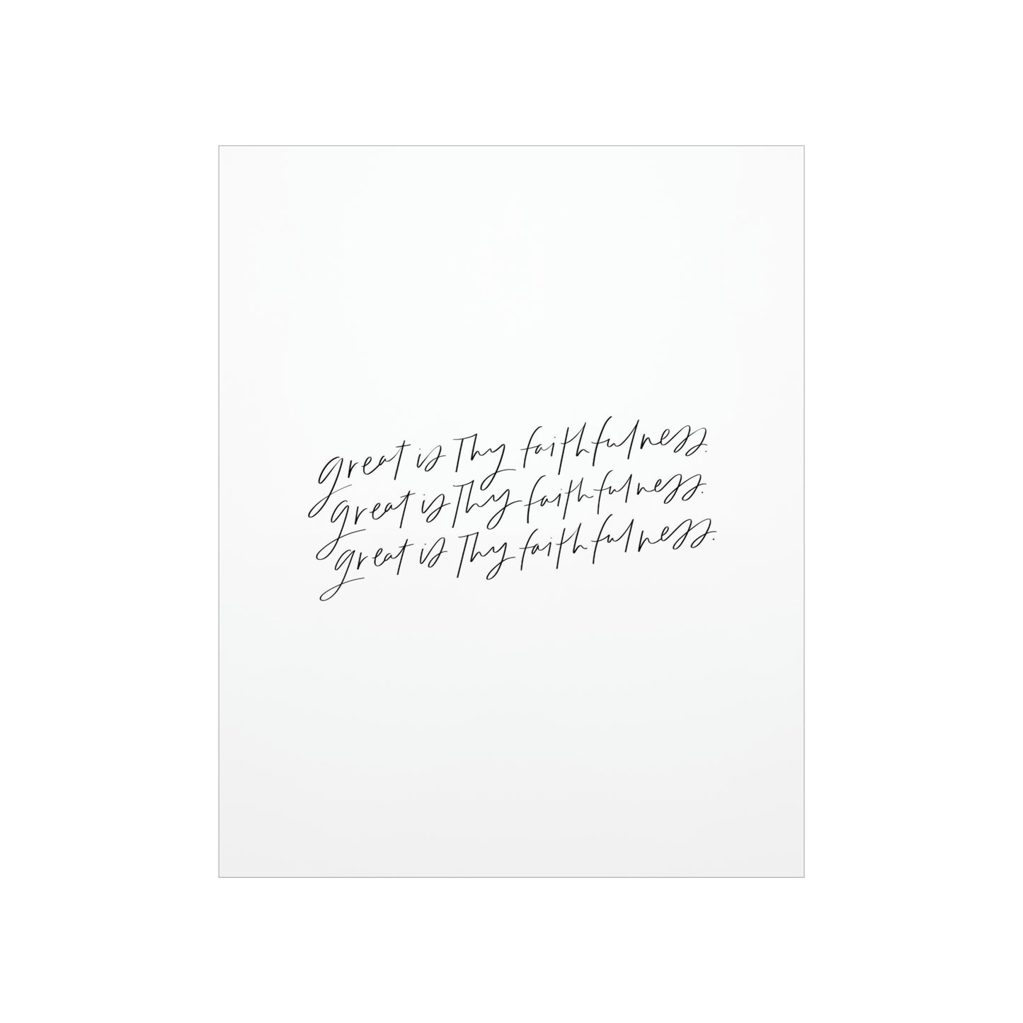 Great is Thy Faithfulness Art Print