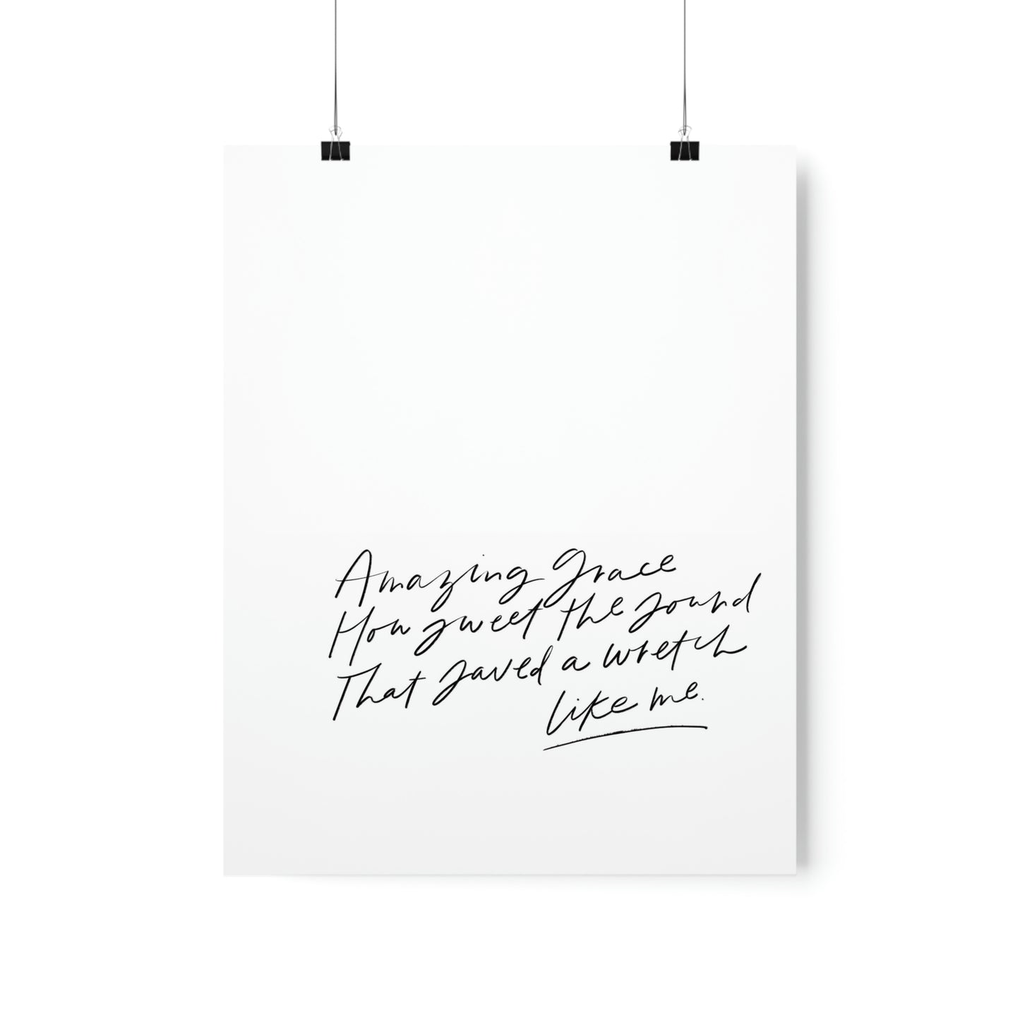 Amazing Grace Art Print