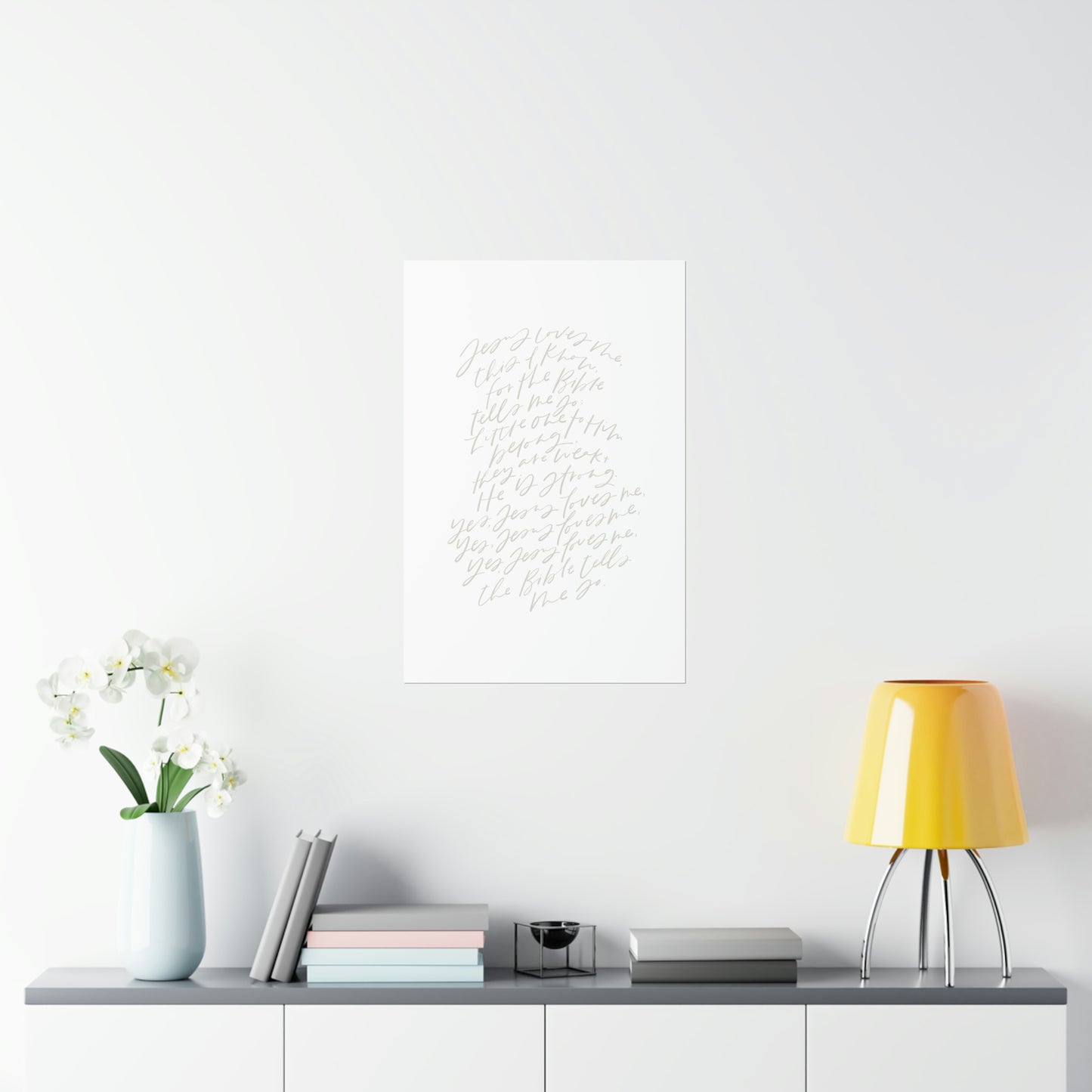 Jesus Loves Me Art Print