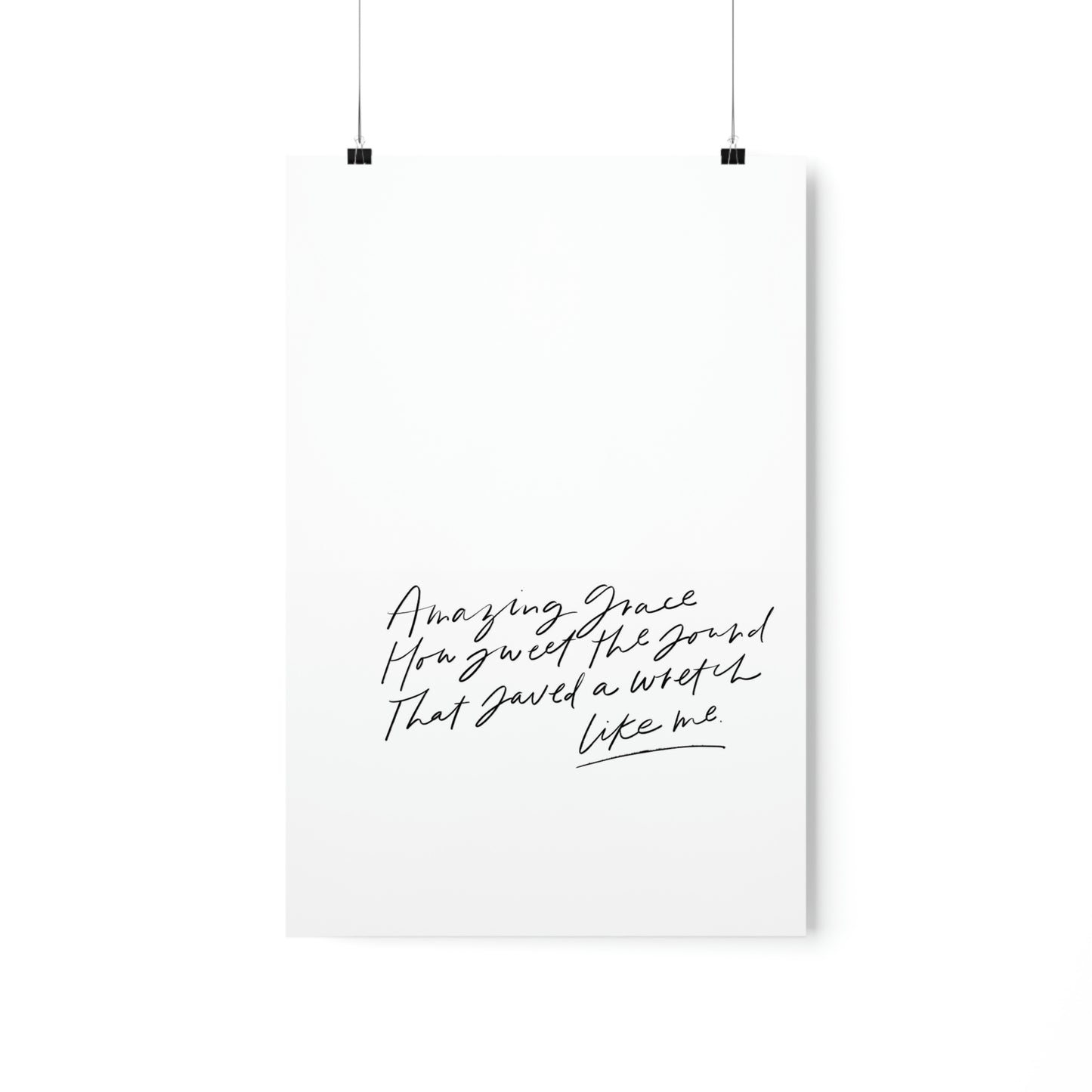 Amazing Grace Art Print