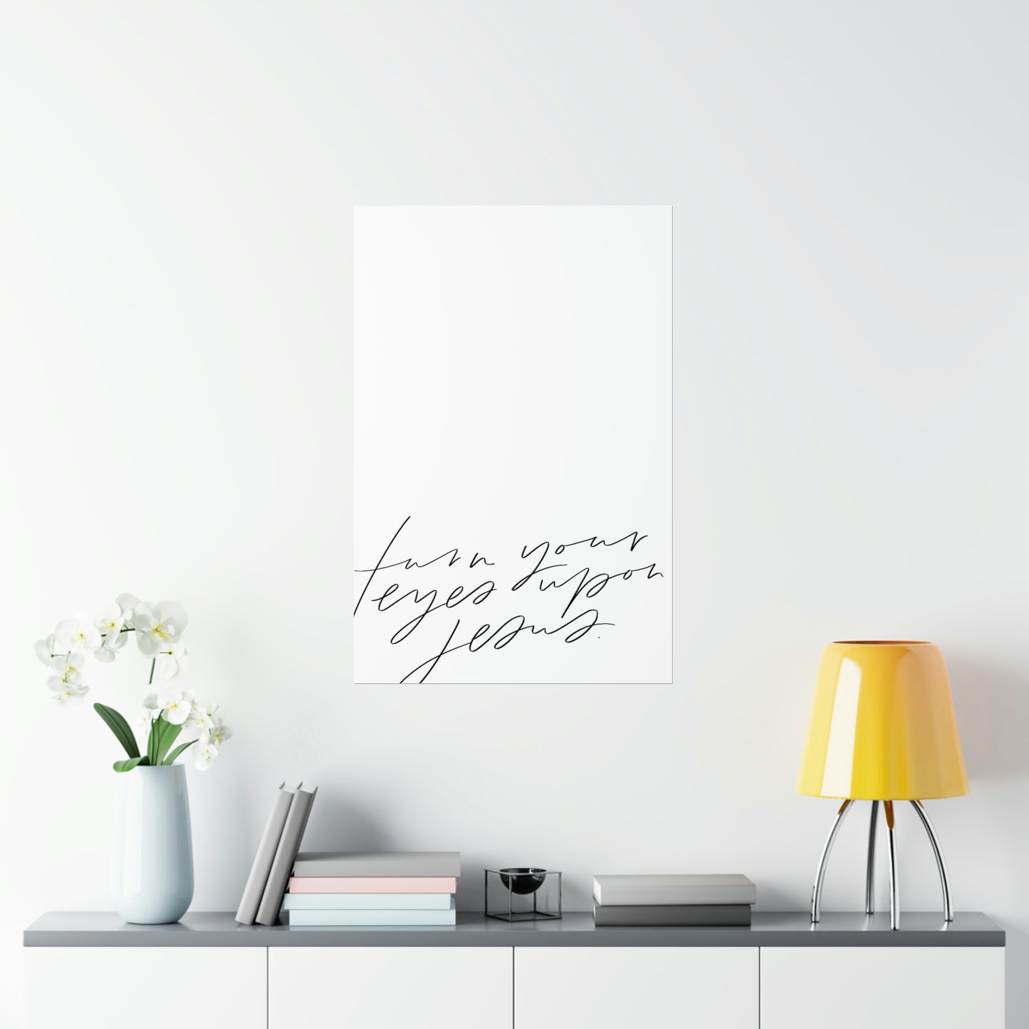 Turn Your Eyes Art Print