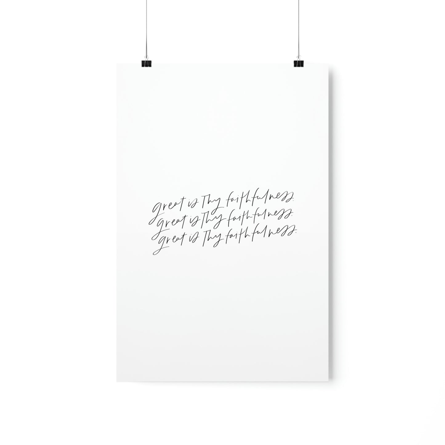 Great is Thy Faithfulness Art Print