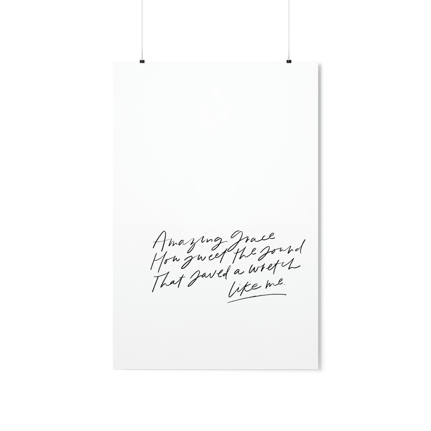 Amazing Grace Art Print