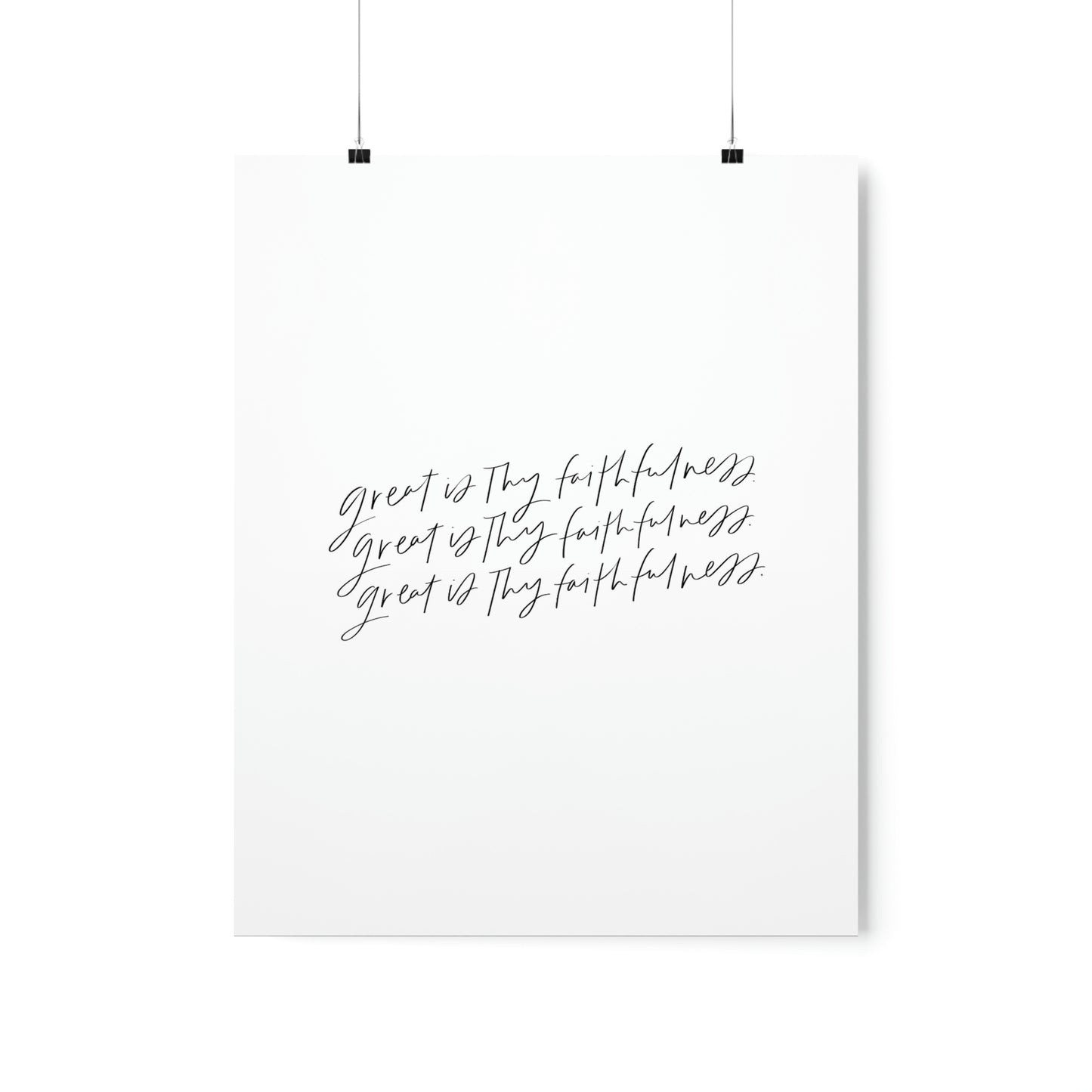 Great is Thy Faithfulness Art Print