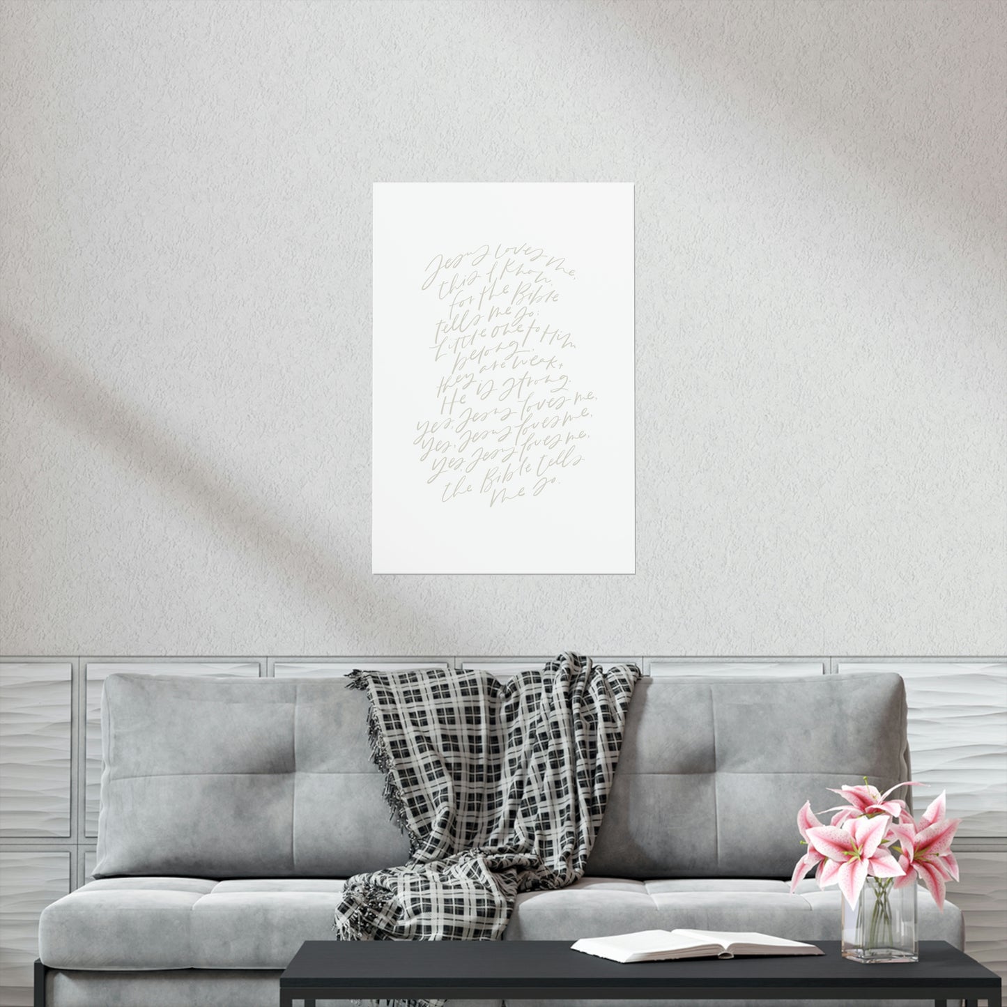 Jesus Loves Me Art Print