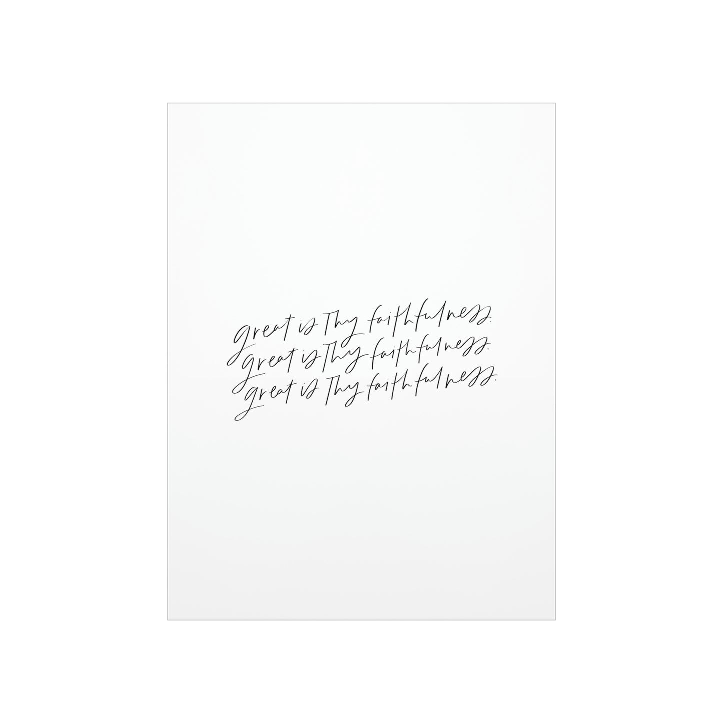 Great is Thy Faithfulness Art Print