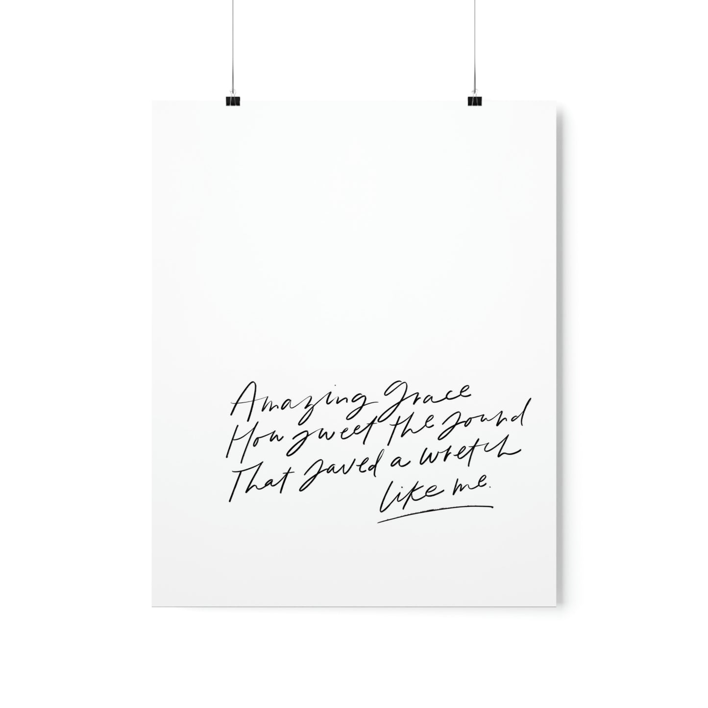 Amazing Grace Art Print