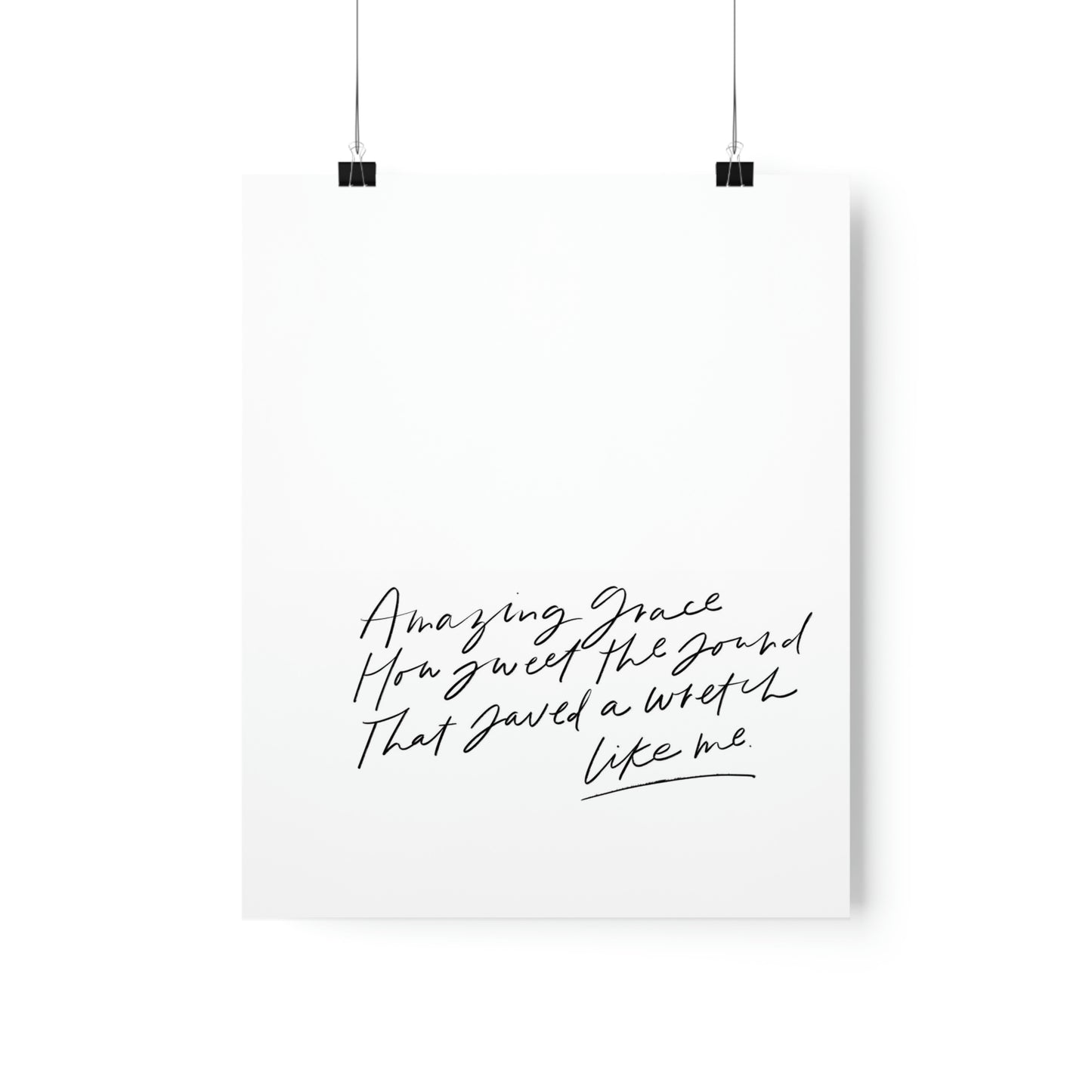 Amazing Grace Art Print