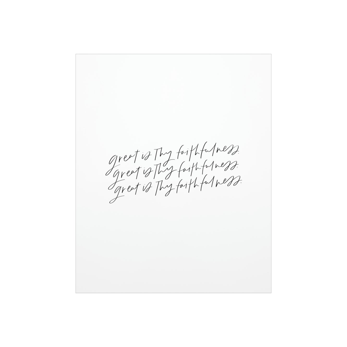 Great is Thy Faithfulness Art Print