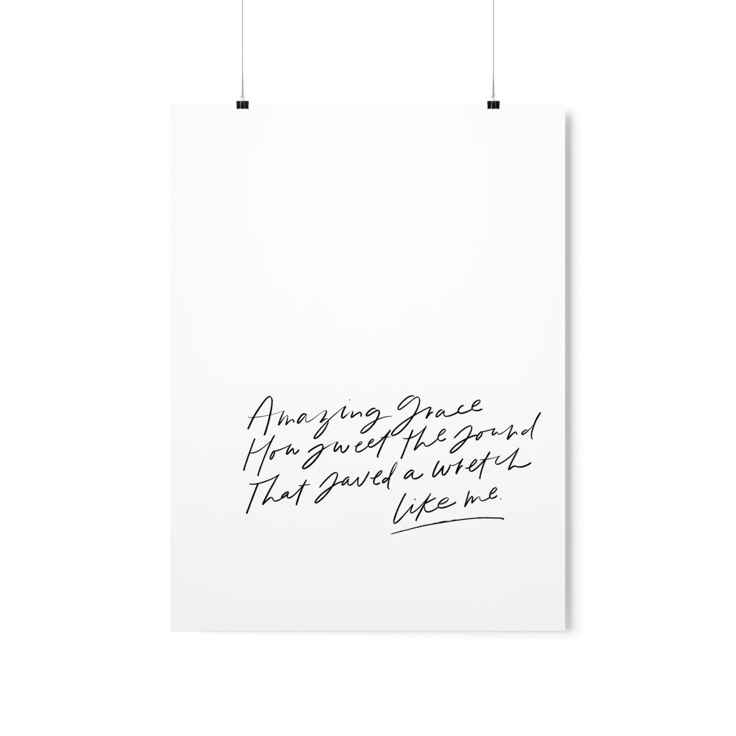 Amazing Grace Art Print