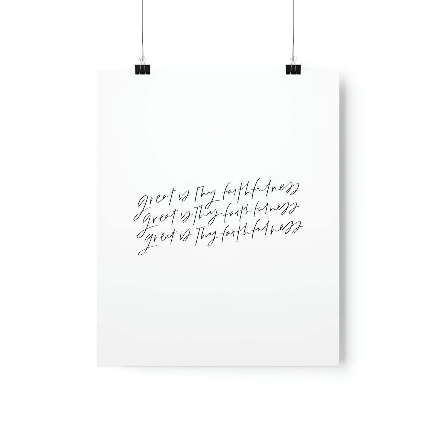 Great is Thy Faithfulness Art Print