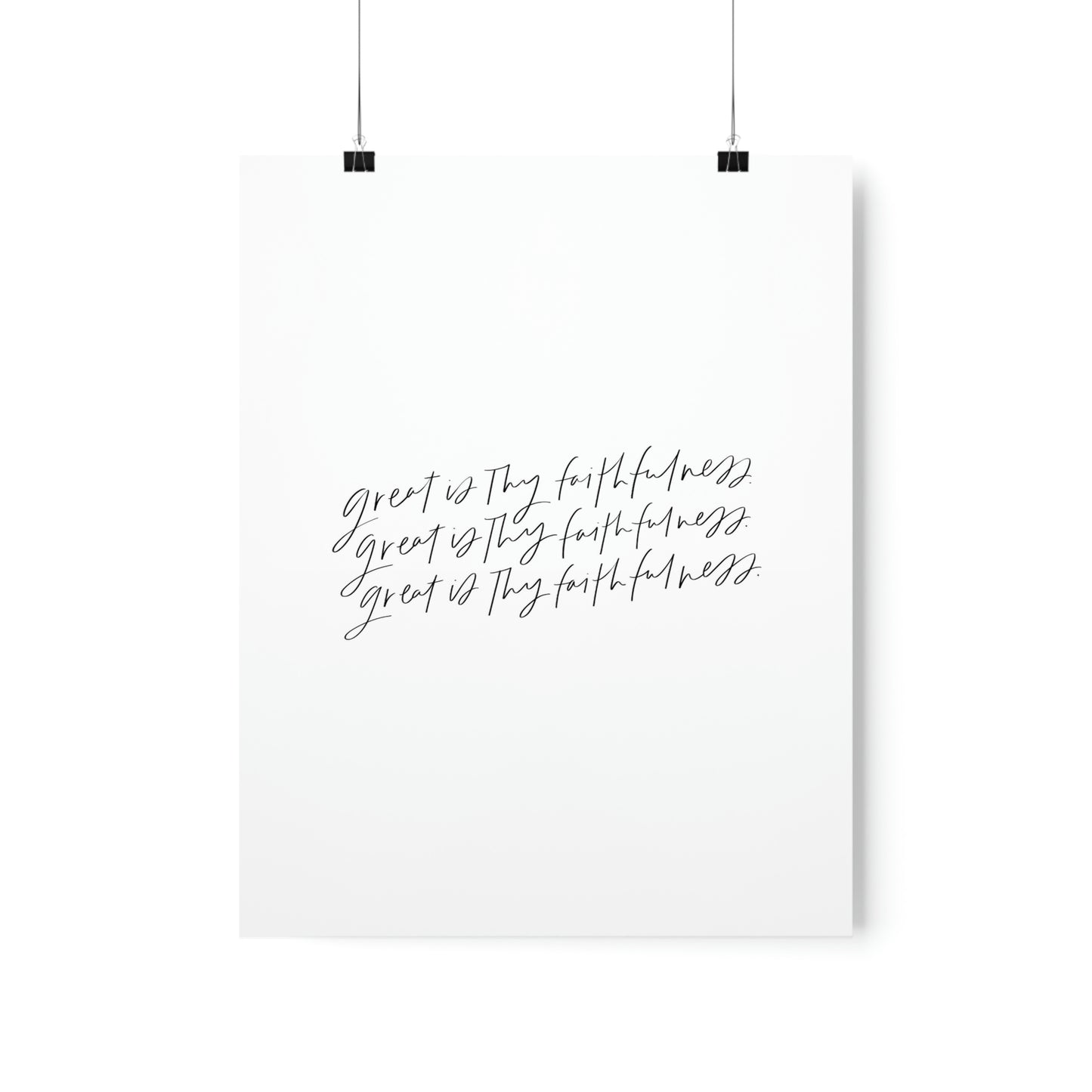 Great is Thy Faithfulness Art Print