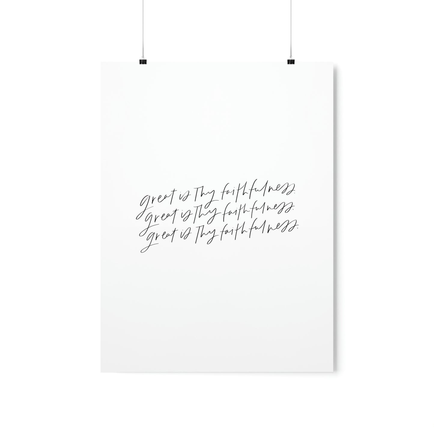 Great is Thy Faithfulness Art Print