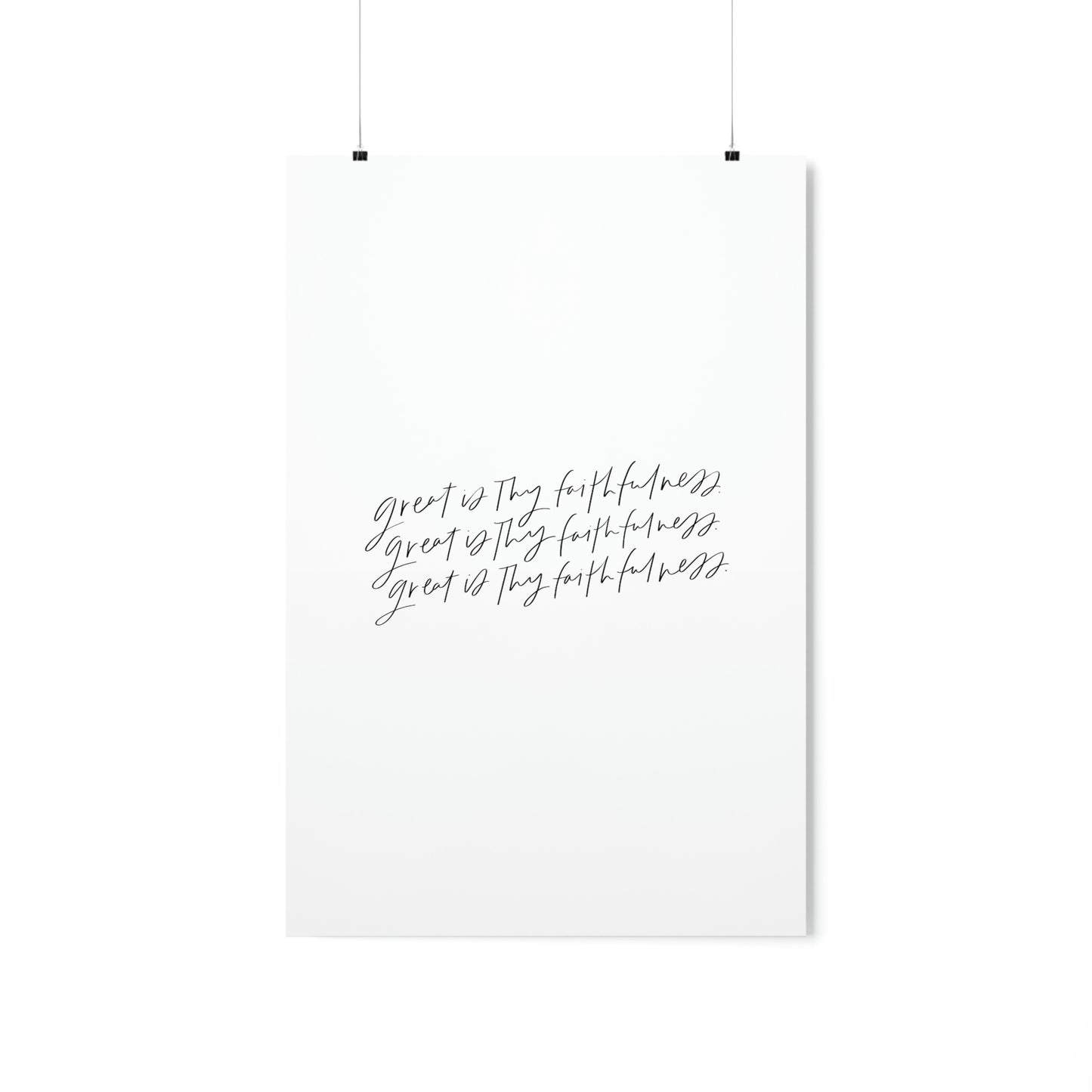 Great is Thy Faithfulness Art Print