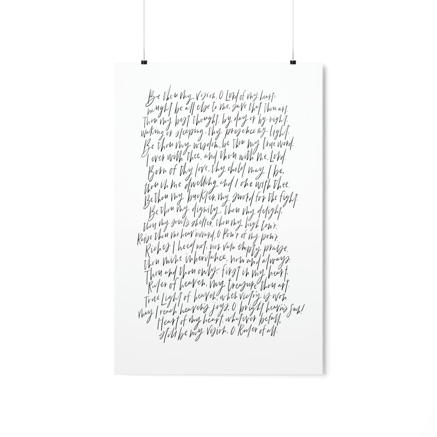Be Thou My Vision Art Print
