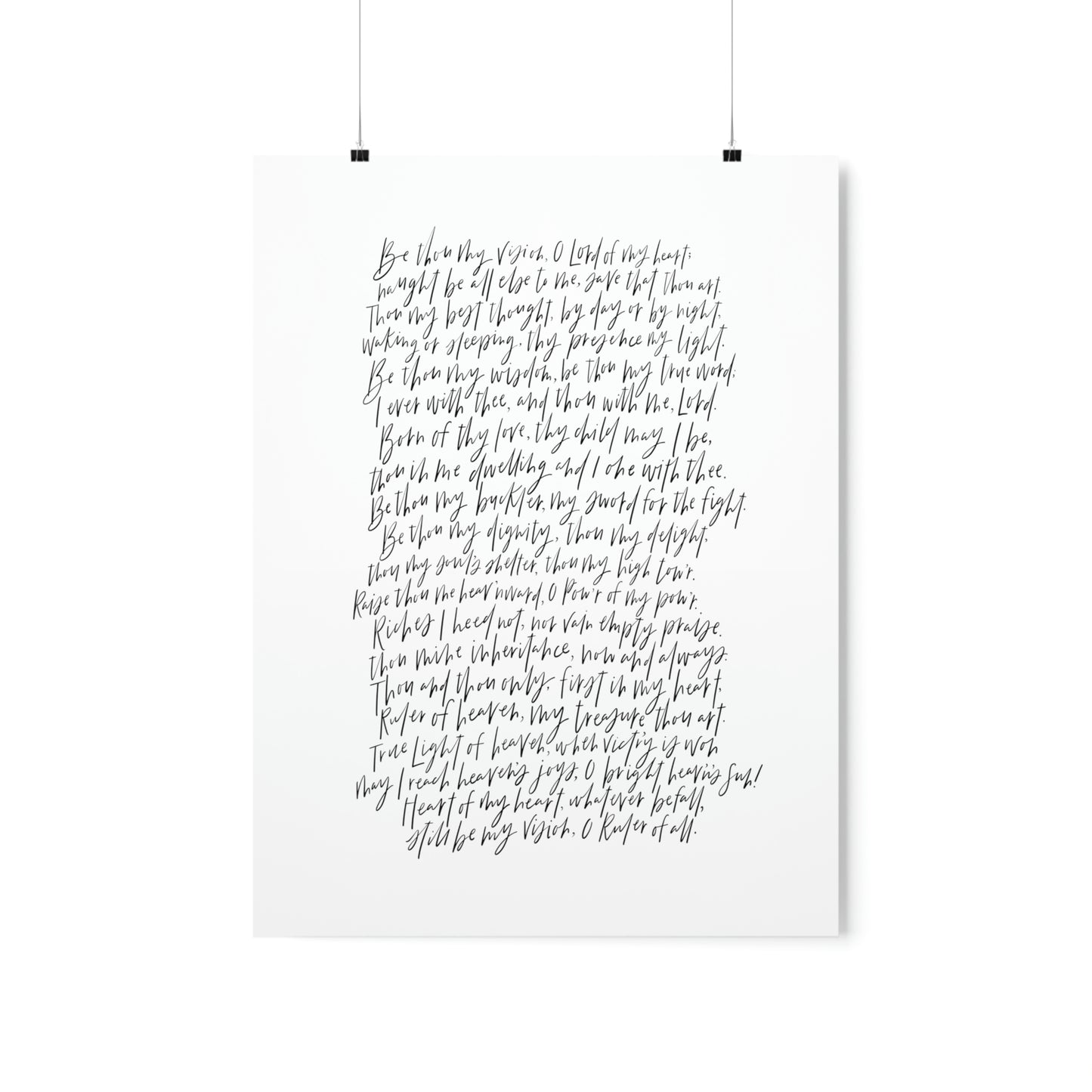 Be Thou My Vision Art Print
